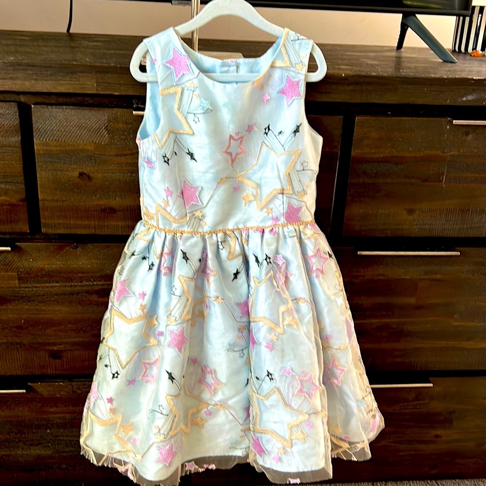 Beautiful Blue Star Dress-6x